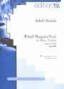 5 Bagatellen op.69b fr Flte, Violine und Viola Partitur und Stimmen