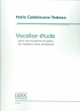 Vocalise-tude pour voix moyenne et piano