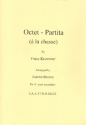 Octet  la chasse for 9 recorders score and parts