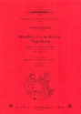 Benedicta et venerabilis es Virgo Maria fr Sopran, Alt und Instrumente Partitur und Stimmen