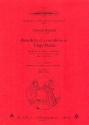Benedicta et venerabilis es Virgo Maria fr Sopran, Alt und Instrumente Partitur und Stimmen