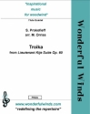 Troika op.60 for flute quintet score and parts