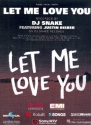 Let me love you: piano/vocal/guitar Einzelausgabe