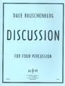 Discussion for 4 percussionists score and parts