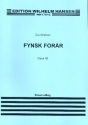 Fynsk Forar op.42 for soli, mixed chorus and orchestra piano score
