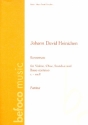 Konzertsatz c-Moll fr Violine, Oboe, Streicher und Bc Partitur