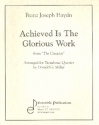 Achieved is the glorious Work for 4 trombones score and parts