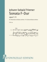 Sonate F-Dur op.1,4 fr Violoncello und Bc Partitur und Spielpartitur (Bc ausgesetzt)