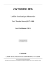 Oktoberlied f�r 4-stimmigen M�nnerchor a cappella Chorpartitur