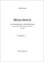 Jenny Albert, Missa brevis GemCh/Org