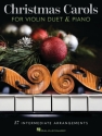 Christmas Carols for violin duet and piano score and parts
