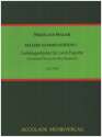 Malers Sammelsurium I Lieblingsstcke fr 2 Fagotte Spielpartitur