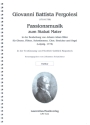 Passionsmusik zum Stabat Mater fr Oboen, Flten, Solostimmen, Chor, Streicher und Orgel Partitur