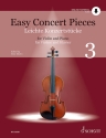 Leichte Konzertstcke, Band 3 (+Online Audio) fr Violine und Klavier
