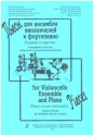 Pieces for Violoncello for violoncello ensemble (1-4) and piano score and parts