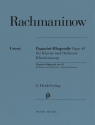 Paganini-Rhapsodie op. 43 fr Klavier und Orchester Klavierauszug