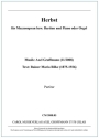 Herbst fr Mezzosopran (Bariton) und Piano/Orgel