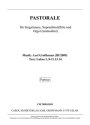 Pastorale fr Singstimme, Sopranbfl und Orgel (man) Partitur