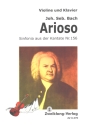 Arioso - Sinfonia aus Kantate Nr.156 fr Violine und Klavier