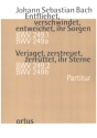 2 Kantaten BWV249.1/249a und BWV249.2/249B fr Soli, gem Chor und Orchester Partitur