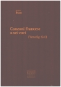 Canzoni francese a sei voci fr 5 Stimmen Partitur