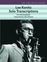 Lee Konitz Solo Transcriptions for alto saxophone