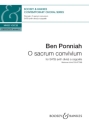 O sacrum convivium for mixed choir (SATB with divisi) a cappella choral score