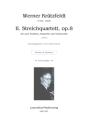 2. Streichquartett op.8 (1952) fr 2 Violinen, Bratsche und Violoncello  Partitur und Stimmen