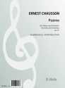 Poeme op.25 fr Violine und Orchester Klavierauszug mit Solostimme