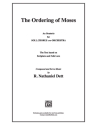Ordering Of Moses The SATB Large-scale choral works