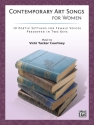 Contemporary Art Songs Women (book) Solo Voice Classical