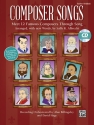Composer Songs (with CD) Schools: Musicals/Cantatas
