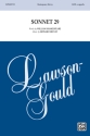 Sonnet 29 SATB A Cap Mixed voices