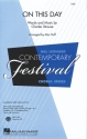 On This Day SATB Mixed voices