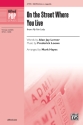 On the Street Where You Live SATB A Cap Mixed voices