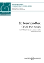 Of all the souls for mixed choir (with divisi & piano or cello) choral score