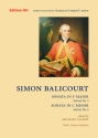 Sonatas in F major and C minor flute & basso continuo Full score and parts