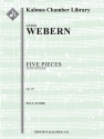 Five Pieces (Funf Stucke) Op 10 (f/o sc) Full Orchestra