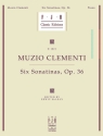 Muzio Clementi-Six Sonatinas Op 36 Piano Albums