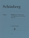 Phantasy for Violin with Accompaniment of the Piano op. 47 fr Violine und Klavier