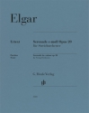Serenade e-Moll op. 20  fr Streichorchester Partitur