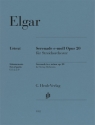 Serenade e-Moll op. 20  fr Streichorchester Stimmensatz