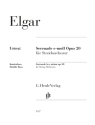 Serenade e-moll op. 20 fr Streichorchester Streichorchester Kontrabass