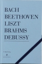 Henle-Notizbuch  Aufdruck Bach Beethoven Liszt Brahms Debussy Hardcover liniert