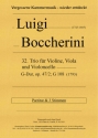 32. Trio G-Dur, op. 47/2, G 108 fr Violine, Viola und Violoncello Partitur und Stimmen