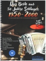 Das Beste aus 50 Jahre Schlager 1950-2000 (+App) fr Steirische Harmonika in Griffschrift