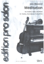 Mditation fr Klaviertrio (2. Violine, Kontrabass, C+B Instr. ad lib.) Partitur und Stimmen