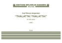 Thalatta! Thalatta! Piano Book