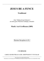 Jesus be a Fence (2009) fr Swingorchester Baritonsaxophon in Es