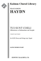Tui Sunt Coeli (choral score) Mixed voices